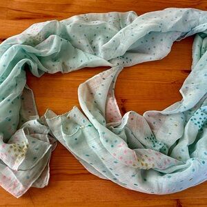 Polka Dot Scarf in Pastel Colors